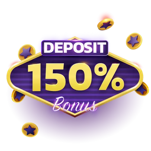 150% on the first deposit 150% on the first deposit